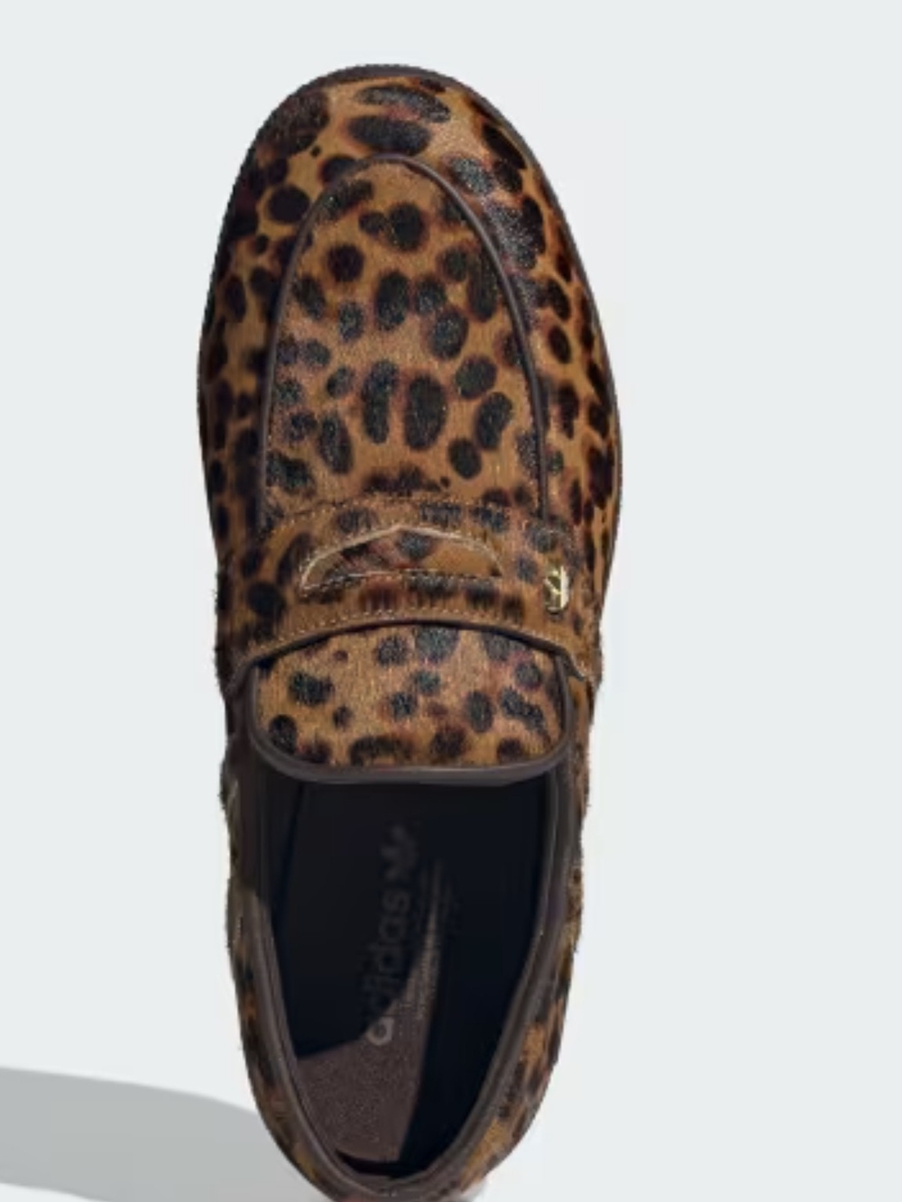 Adidas Women's Leopard Print Loafer - Brown - Picture 2 of 12